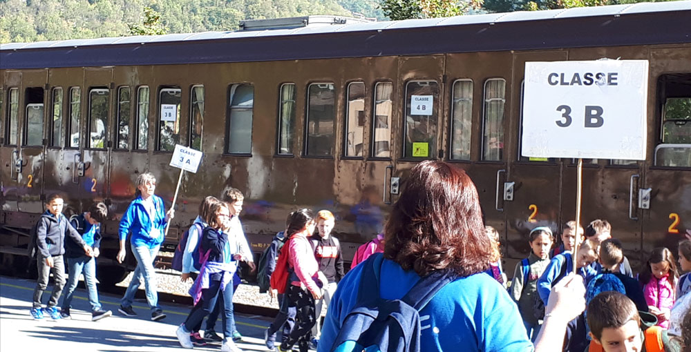 treno storico per le scuole